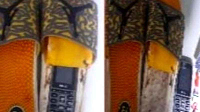 Mujer intentó ingresar un celular oculto en una chancleta a celda del Cicpc