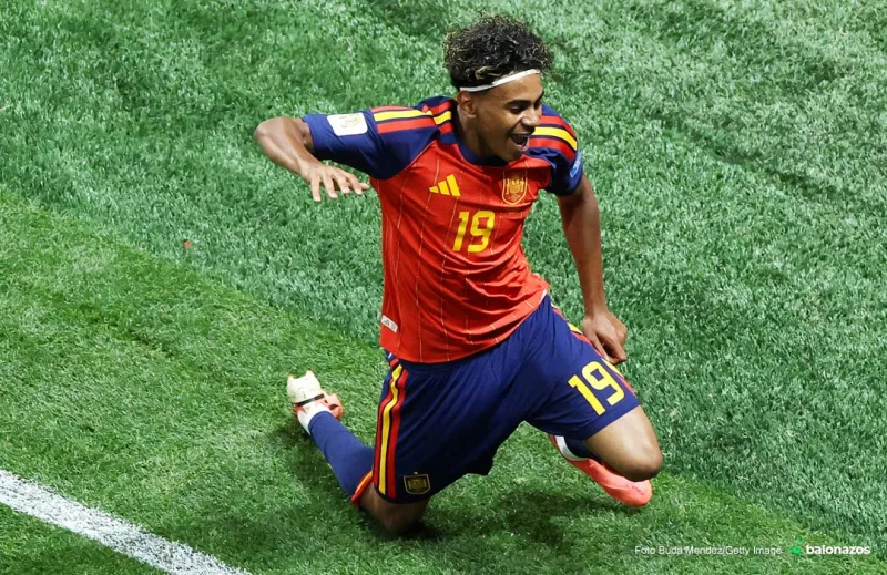 Lamine Yamal lidera la goleada de España en Atlanta con su primer gol mundialista