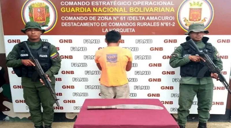 
				Asesinó a machetazos a un agricultor por una harina de trigo			