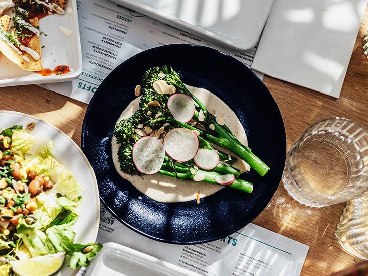 plates of plant-based dishes