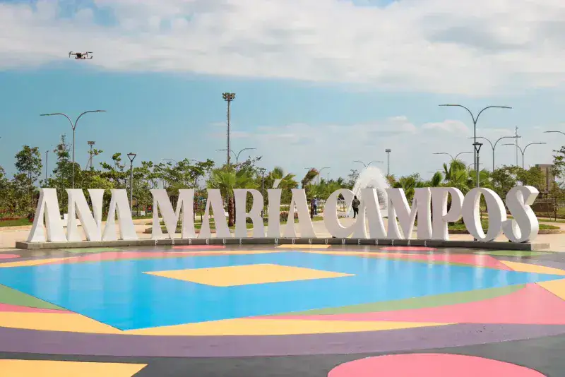 Inspeccionan primera fase de rehabilitación del Parque Ana María Campos