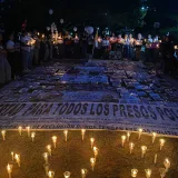 Familiares de presos políticos hacen vigilia por Carmen Navas en Caracas