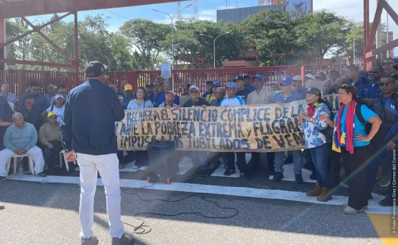 Protestas en Puerto Ordaz por pagos justos y reclamos de la CVG