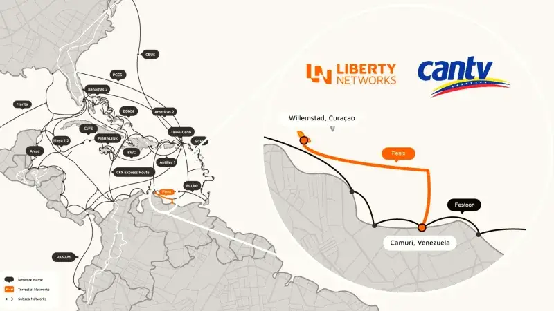 Fénix sumará una ruta submarina de 378 km entre Venezuela y Curazao