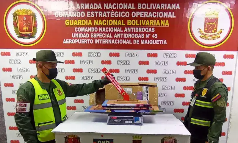 Incautan 5.400 kilos de cocaína que iban a los Países Bajos