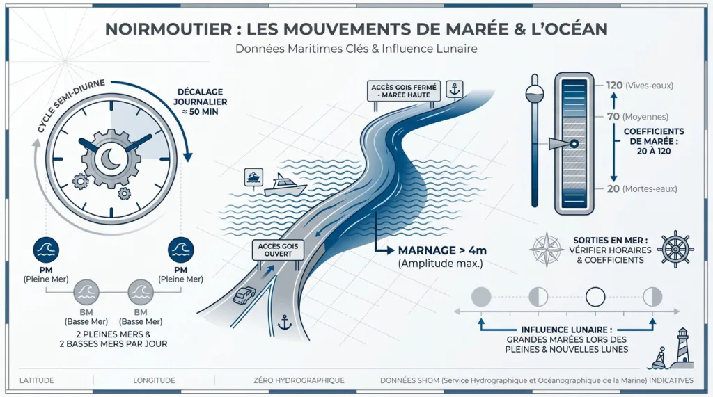 La carretera francesa que desaparece con la marea