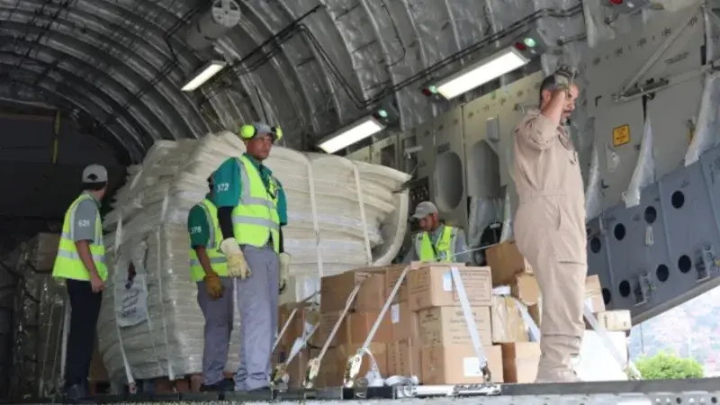 Casi 48 toneladas de ayuda internacional llegaron a Maiquetía para zonas afectadas en Venezuela