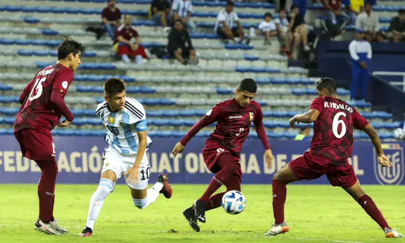 Argentina vence 4-2 a la Vinotinto Sub-17