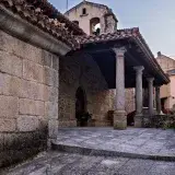 A captivating view of the Iglesia del Espíritu Santo, showcasing its rustic architecture and historical charm.