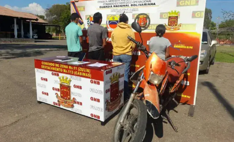 Capturan en Santa Rita a 4 integrantes de la banda “Huérfano Masacre”