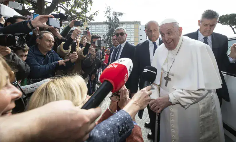 El Papa presidirá la Semana Santa vaticana e irá a una cárcel de menores