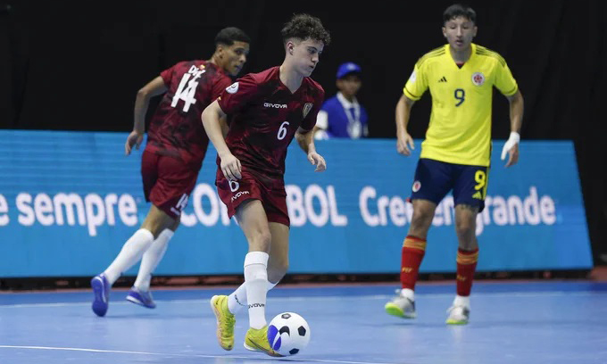 Venezuela gana a Colombia y sigue invicta en Sudamericano Sub-20 Futsal