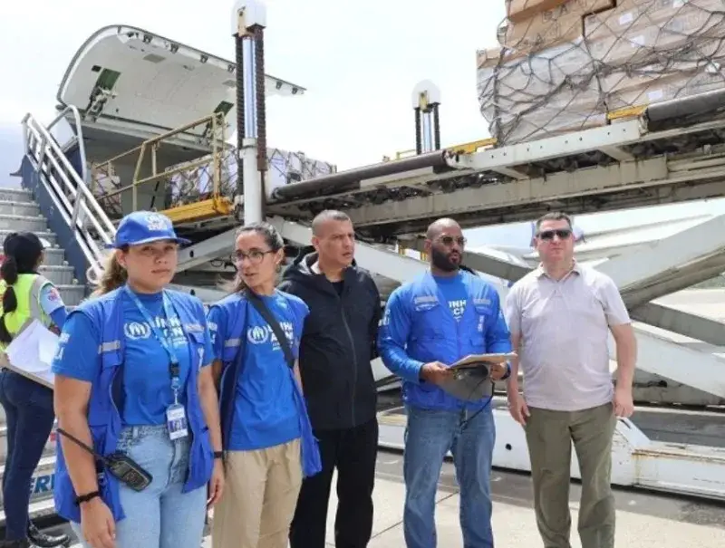 Llegan 18,1 toneladas de ayuda para campamentos tras sismos