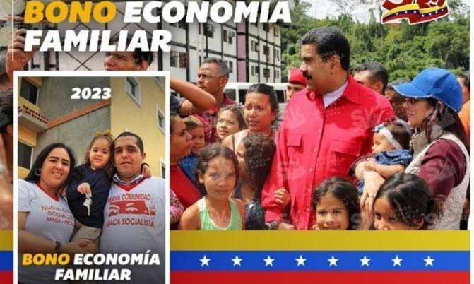 Sistema Patria inicia pago del bono Economía Familiar de abril 