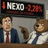 Token NEXO cede un 2,28% y pone a prueba el soporte de 0,807 dólares
