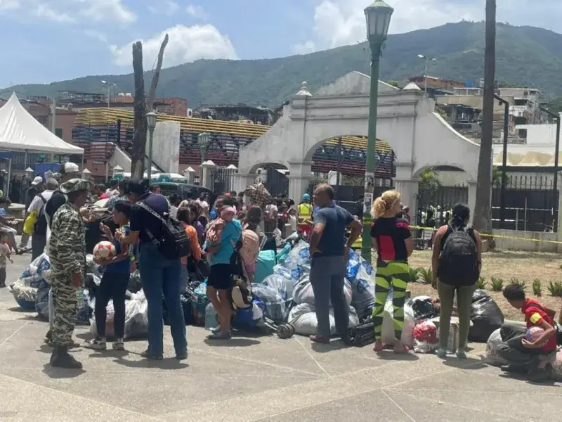 Más de 1.600 refugiados del Parque del Oeste fueron llevados a escuelas habilitadas