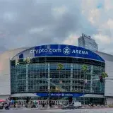 Crypto.com Arena in Los Angeles, a modern sports and entertainment venue.