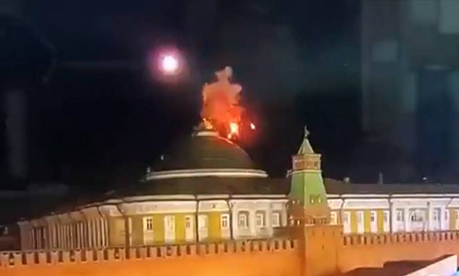 Moscú acusa a Kiev de intentar matar a Putin con ataque contra el Kremlin