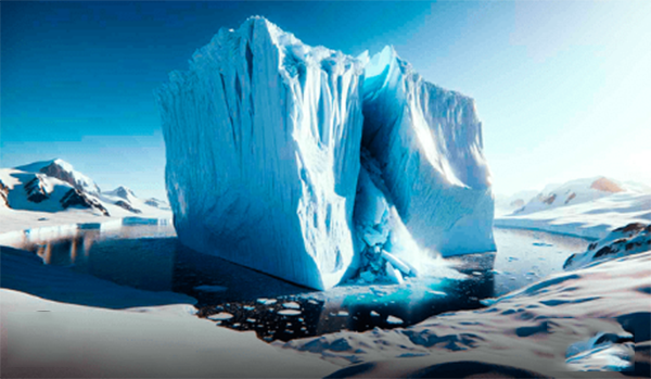 
			El iceberg más grande del mundo, en vías de desaparecer		