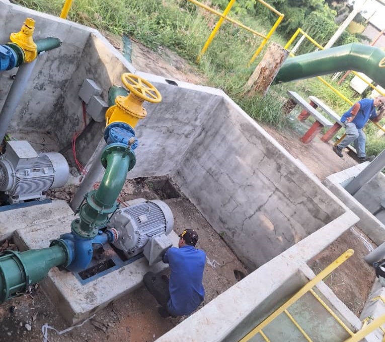 Recuperan estación de Bombeo para Maracaibo y San Francisco