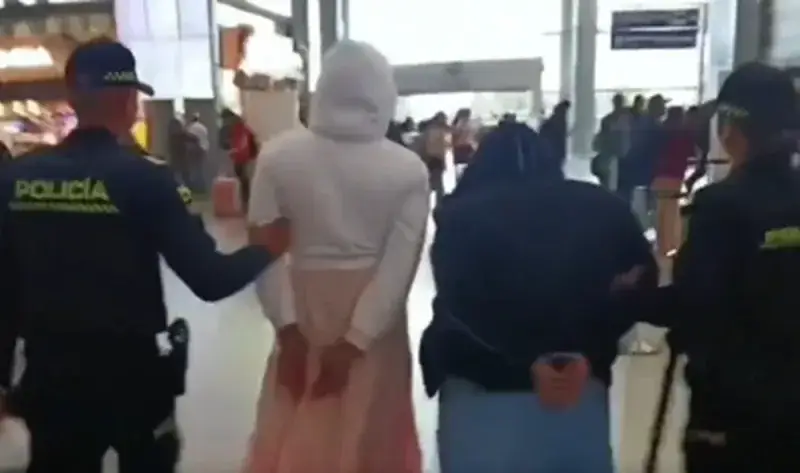 Dos venezolanas detenidas con 11 kilos de droga en Bogotá