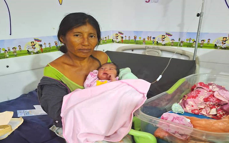 María Juana protagonizó el primer nacimiento de 2024 en la Castillo Plaza
