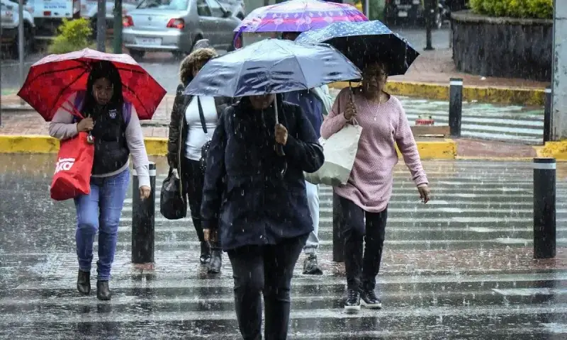 Lluvias eléctricas y de distinta intensidad en Venezuela