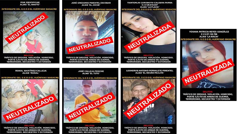 Neutralizan 7 miembros de dos bandas que operan en los municipios Miranda y Mauroa