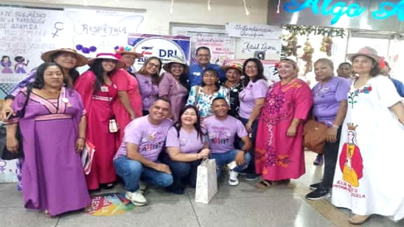 
			Efectúan en Maracaibo actividad sobre la no violencia contra la mujer		