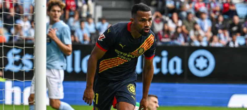 Yangel Herrera anotó en el empate del Girona con el Celta