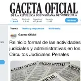 TSJ ordena reinicio de actividades en circuitos penales
