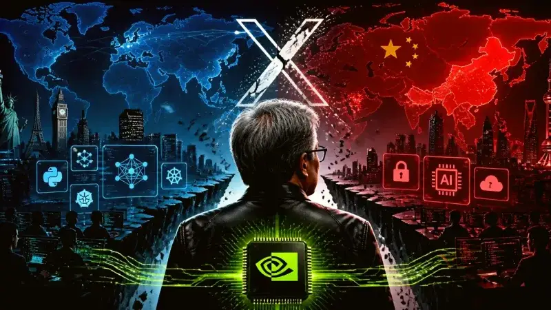 Jensen Huang estrena X con defensa de la IA abierta