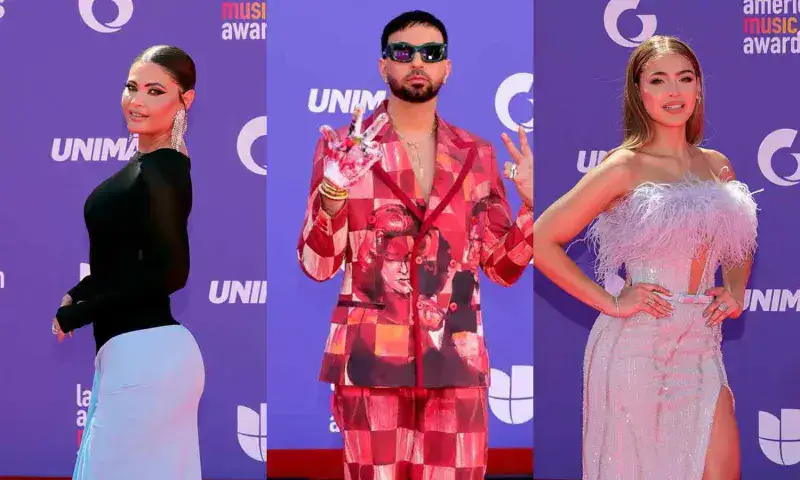 Conoce a los mejores vestidos de la Alfombra Roja en los Latin AMAs