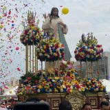 Inicia la procesión de Jesús de la Misericordia