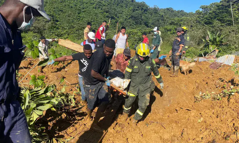 Sube a 33 la cifra de fallecidos por alud en el Chocó 