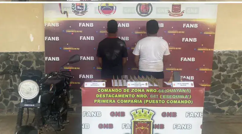 FANB aprehendió 2 integrantes del grupo de delincuencia organizada El Run