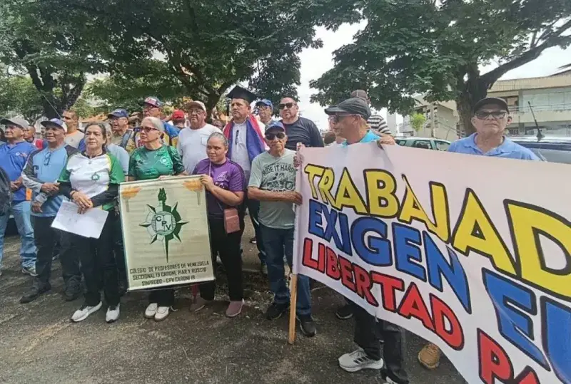 Trabajadores de Guayana protestan ante la Inspectoría del Trabajo