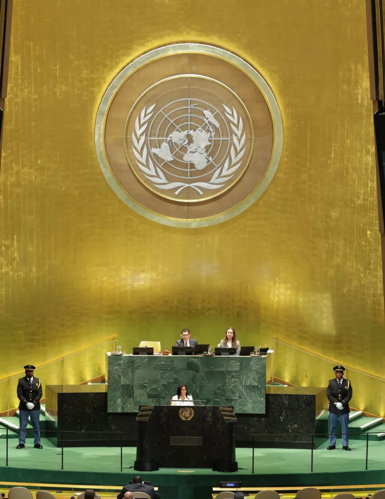 Delcy Rodríguez ratifica ante la ONU que habrá comicios en Venezuela