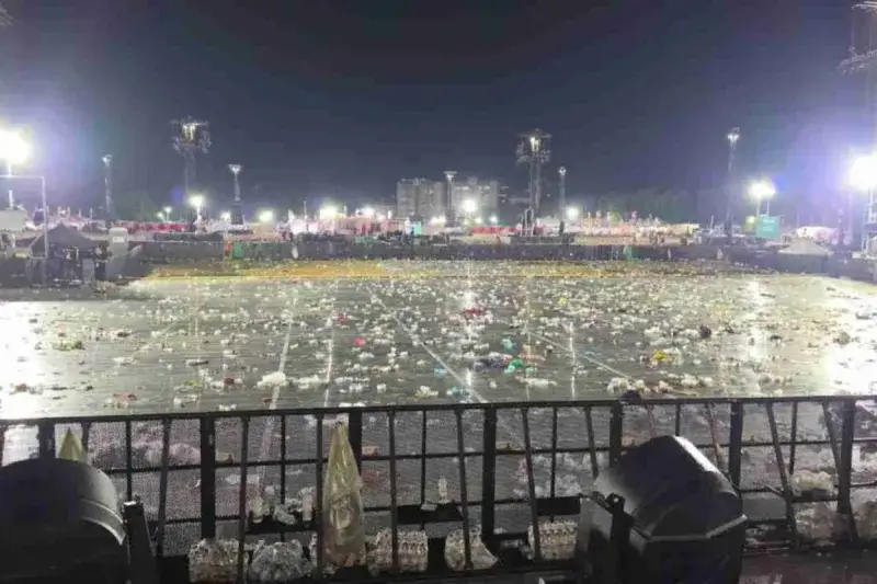 Temporal en Milán obliga a evacuar show de Bad Bunny
