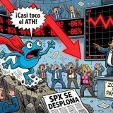 SPX cae 3% y se mantiene cerca de su piso reciente
