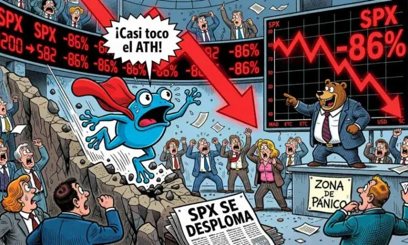 SPX cae 3% y se mantiene cerca de su piso reciente