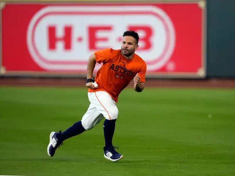 Altuve trabajó en la práctica de los Astros