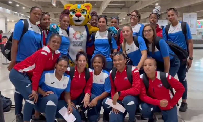 Llega delegación de Cuba para participar en Juegos del Alba