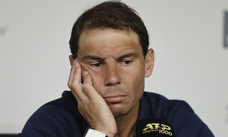 Peligran Roma y París para Nadal a causa de sus lesiones