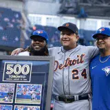 El Rogers Centre reconoció la trayectoria de Miggy