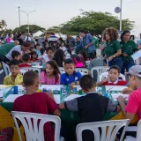 Niños pintan a Maracaibo en su 494 aniversario