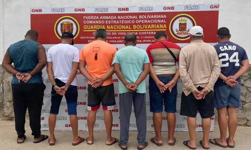 Capturan a 7 sujetos por contrabando de diésel en Nueva Esparta