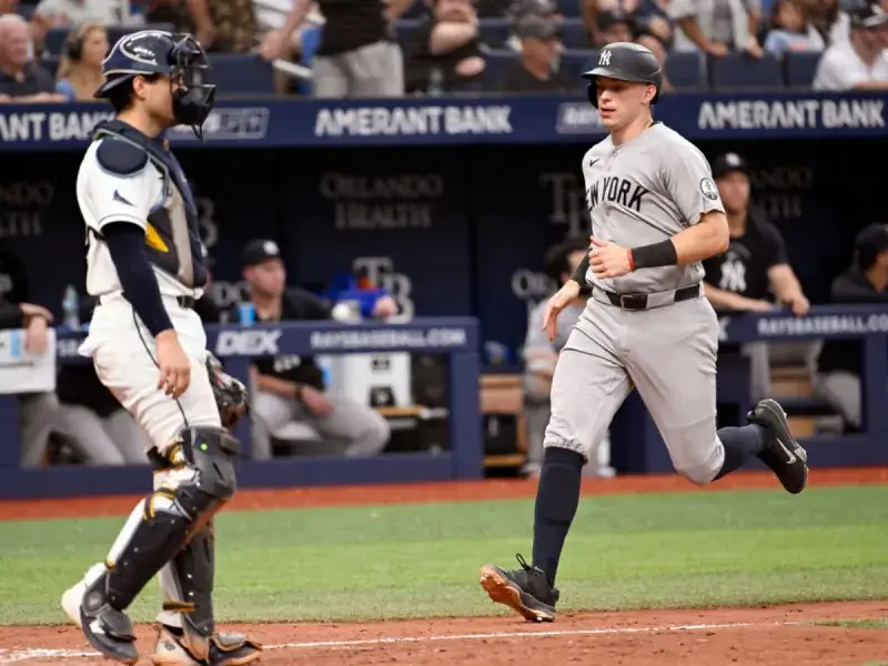 Ben Rice batea dos jonrones en triunfo de Yankees sobre Rays
