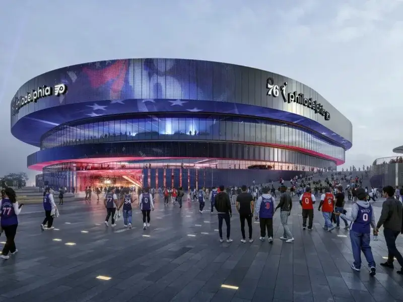 Los 76ers revelan el diseño de su nueva arena para 2030