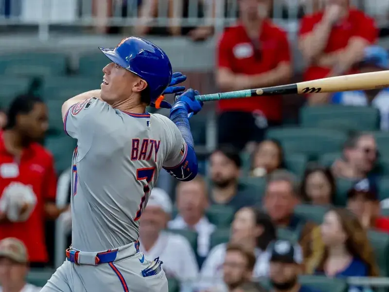 Baty firma su primer grand slam y Nueva York supera a Atlanta